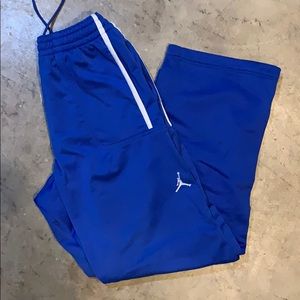 Jordan sweat pants. Blue and white. Size XL